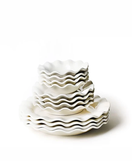Сервиз Coton Colors Signature White, 12 предметов, белый