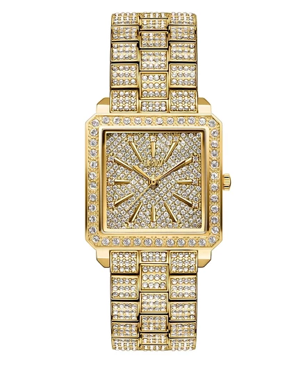 Женские часы Cristal из нержавеющей стали с позолотой 18 карат, 28 мм yellow