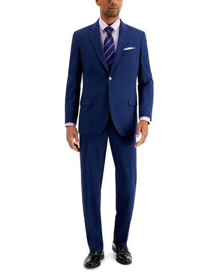 Мужской костюм Nautica Modern-Fit Bi-Stretch, синий