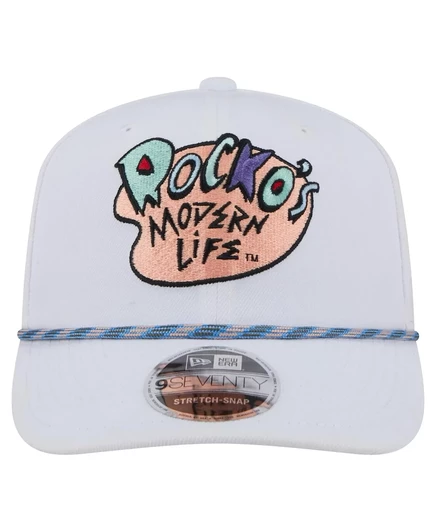 Мужская кепка New Era 9SEVENTY Rockos Modern Life, белая