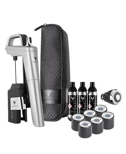 Система сохранения вина Coravin Timeless Six, серебристая