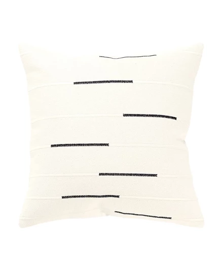Декоративная подушка Rizzy Home Glam полосатая, 50×50 см, черная