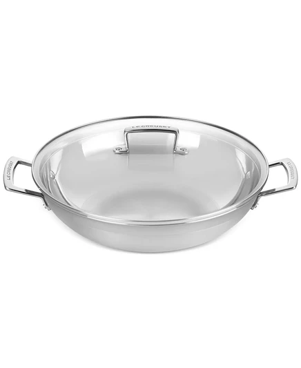 Кухонный вок Le Creuset 4,3 л из нерж. стали, серебристый