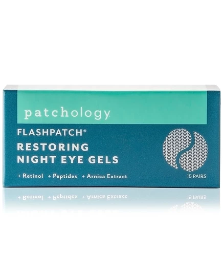 Восстанавливающие ночные гели для век Patchology FlashPatch, 15 пар, бесцветные
