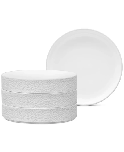 Набор глубоких тарелок Noritake Stone Stax, 4 шт., белый