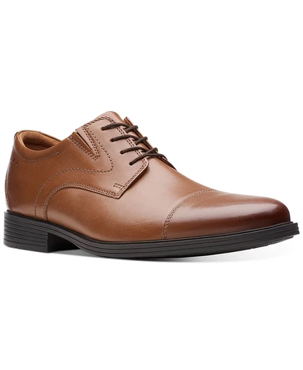 Мужские оксфорды Clarks Whiddon, тёмно-бежевые