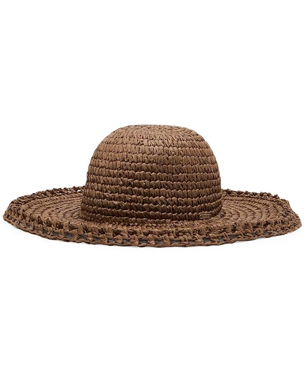 Женская шляпа Steve Madden из раффии, коричневая