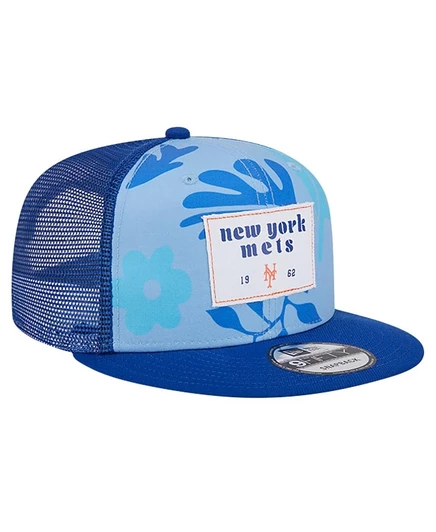 Мужская кепка New Era 9FIFTY New York Mets Trucker, синяя