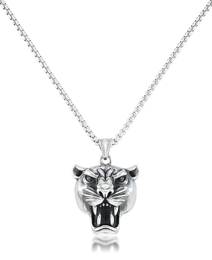 Мужское колье Andrew Charles Panther 61 см, стальное