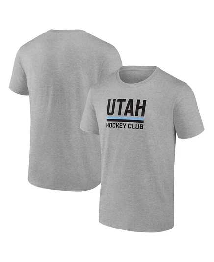 Мужская футболка Fanatics Utah Hockey Club, серая