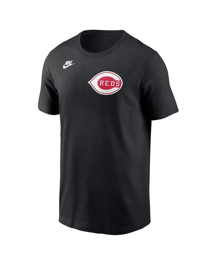 Мужская футболка Nike Cooperstown Cincinnati Reds, черная