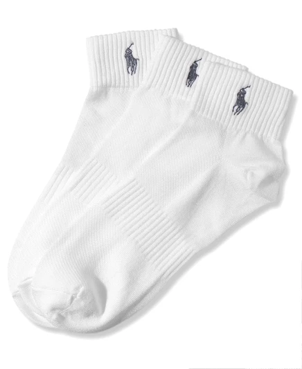 Мужские спортивные носки Polo Ralph Lauren, 3 пары, белые