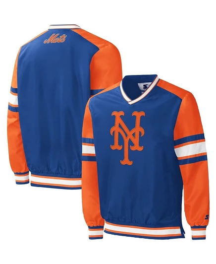 Мужская ветровка Starter New York Mets Yardline, синяя