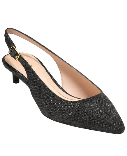 Женские туфли-лодочки Cole Haan от Jocelyn на плоской подошве черного цвета