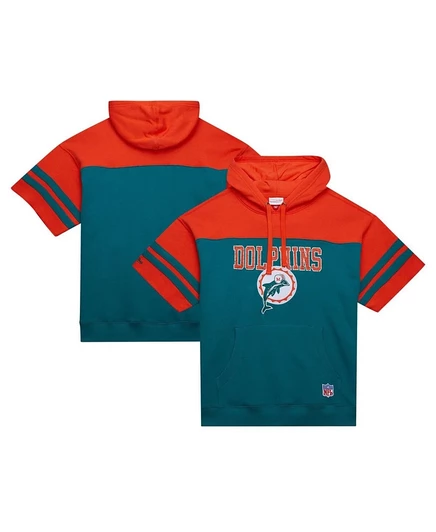 Мужская худи Mitchell & Ness Miami Dolphins, голубая