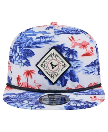 Мужская белая кепка-бейсболка для гольфа Houston Texans Adventure от New Era white