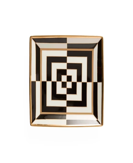 Квадратный сервировочный поднос Jonathan Adler Op Art 9