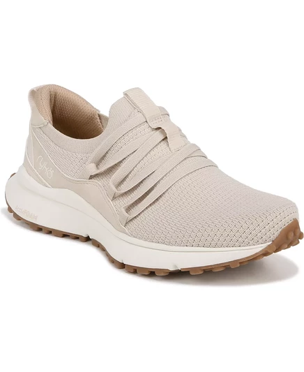  Женские кроссовки Jumpstart-слипоны на шнурках beige knit fabric