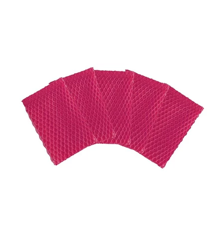 Губки-сетки CORNSSIL PLA 6 слоев, 5 шт, розовые