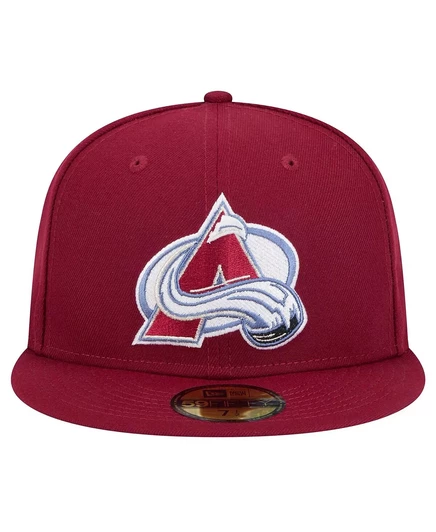 Мужская кепка New Era бордового цвета Colorado Avalanche Core 59 размера 
