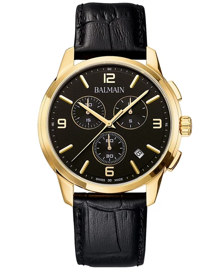 Мужские часы Balmain Madrigal 42 мм, черный ремешок