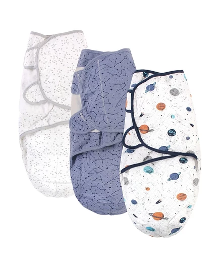 Пеленки Hudson Baby для мальчиков, 3 шт., голубые