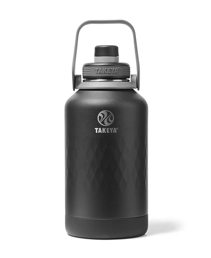 Термобутылка Takeya Sport 1,9 л с носиком, черная