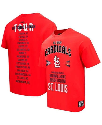 Мужская футболка Pro Standard Red St. Louis Cardinals Oversize City Tour, красная