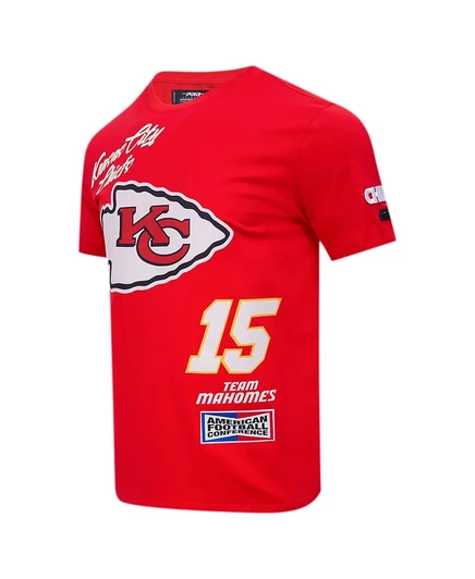 Мужская футболка Pro Standard Mahomes, с номером, красная