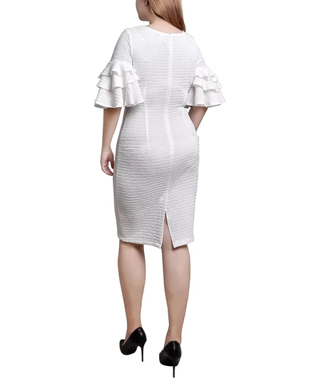 Женское платье NY Collection облегающее, белое