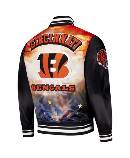 Мужская сатиновая куртка Pro Standard Bengals, черная