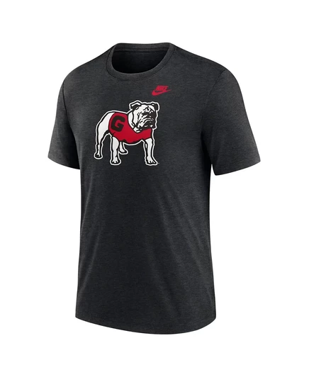 Мужская футболка Nike Georgia Bulldogs Blitz Evergreen Legacy Primary Tri-Blend от Nike heather black
