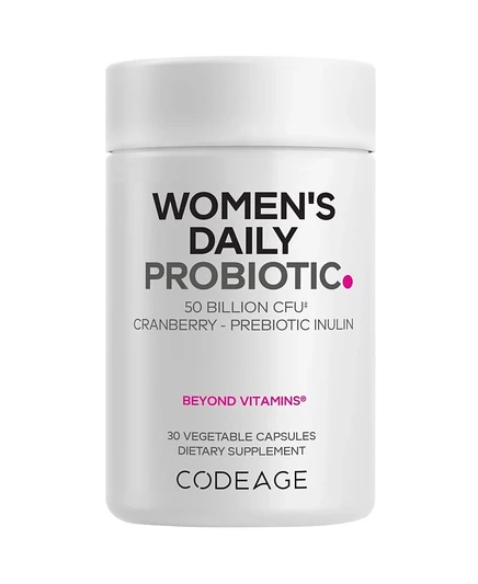 Пробиотик Codeage Women Daily 50 млрд КОЕ, 30 капс., белый