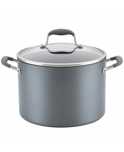 Кастрюля Anolon Advanced Home анодированная 9,5 л, серая
