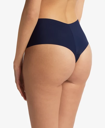 Женское нижнее белье-стринги Hanky Panky с высокой посадкой Breathe 6J1921B blackberry crumble blue