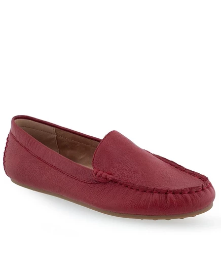 Женские мокасины Aerosoles Over Drive, красные кожаные