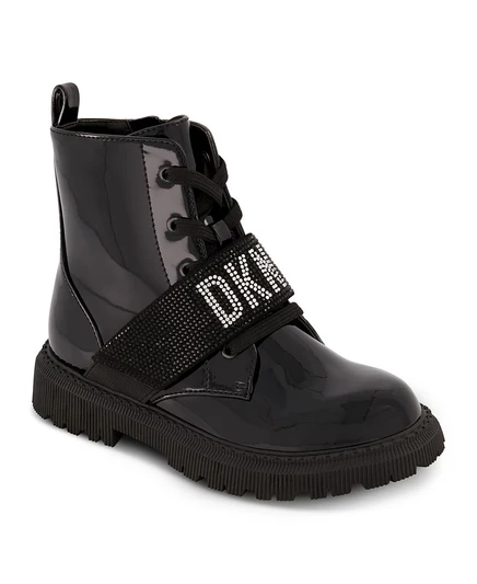 Ботинки для девочек DKNY с эластичной лентой, черные