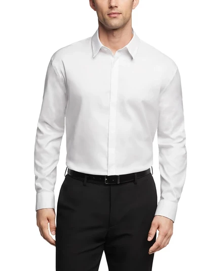 Мужская рубашка Calvin Klein Infinite Color прямого кроя, белая