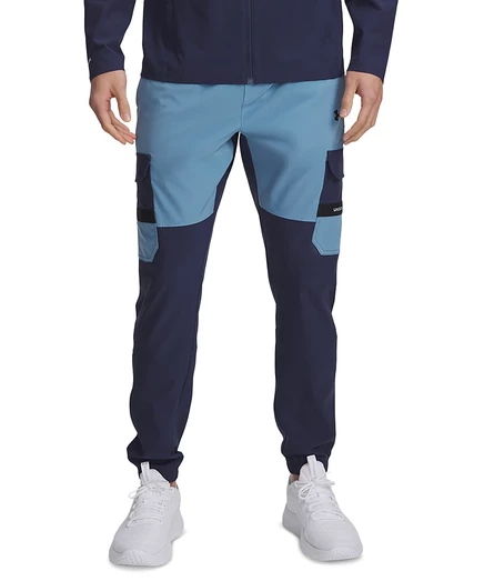 Мужские спортивные штаны Under Armour на кулиске, синие