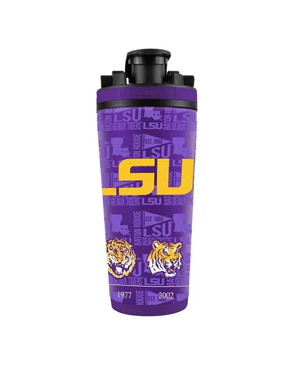 Бутылка Ice Shaker LSU Tigers 770 мл из нерж. стали, белая