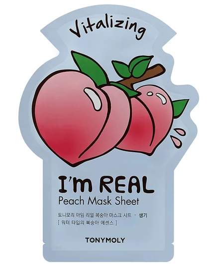 Маска для лица TONYMOLY I'm Real Peach, 21 мл