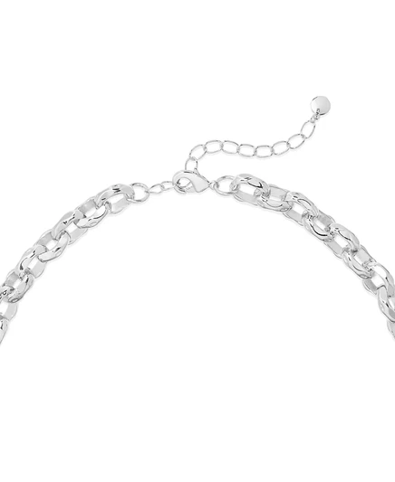 А теперь это серебряное с золотой застежкой-лобстером колье на цепочке silver