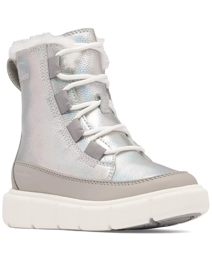  Детские водонепроницаемые пинетки Explorer III на шнуровке pure silver, chrome grey