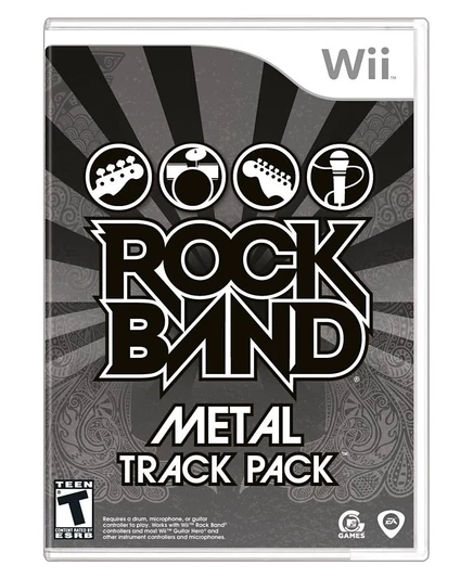 Видеоигра Electronic Arts Rock Band: Metal Track Pack для Nintendo Wii