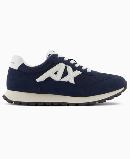 Мужские сетчатые кроссовки A|X Armani Exchange с логотипом Drop multi