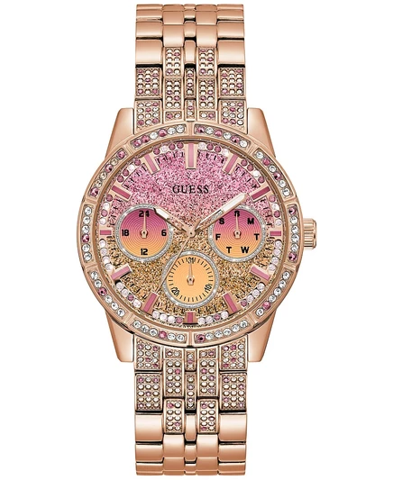 Женские часы Guess Glitz 40 мм, розовое золото