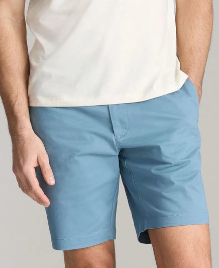 Мужские шорты-чино без застежки 9" mid blue