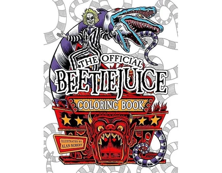 Раскраска Beetlejuice от Alan Robert, 64 стр., белая
