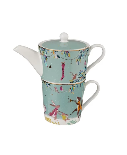 Заварочный чайник Portmeirion Sara Miller Merry Band, синий