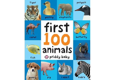 Картонная книга First 100 Animals, Roger Priddy